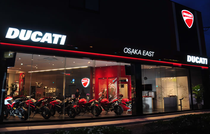 ［DUCATI Osaka East外観］