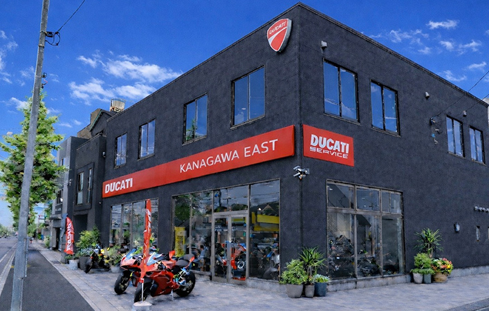 ［DUCATI Kanagawa East外観］