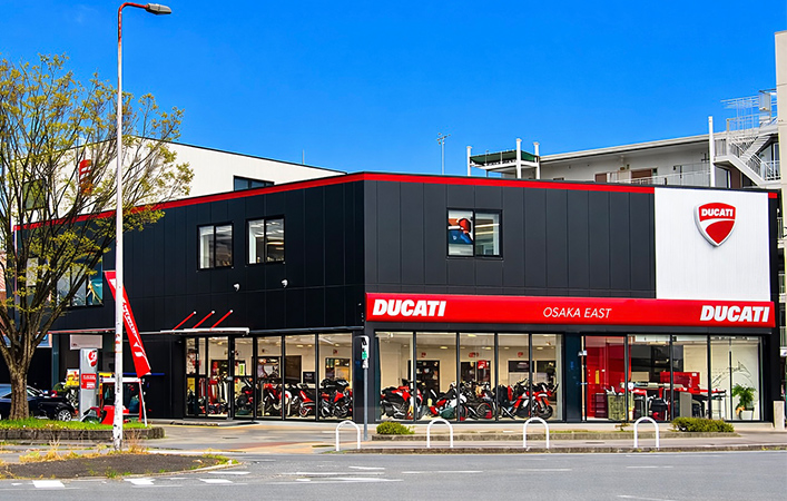［DUCATI Osaka East外観］